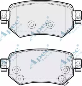 APEC BRAKING pad2114 -  Комплект тормозных колодок, дисковый тормоз